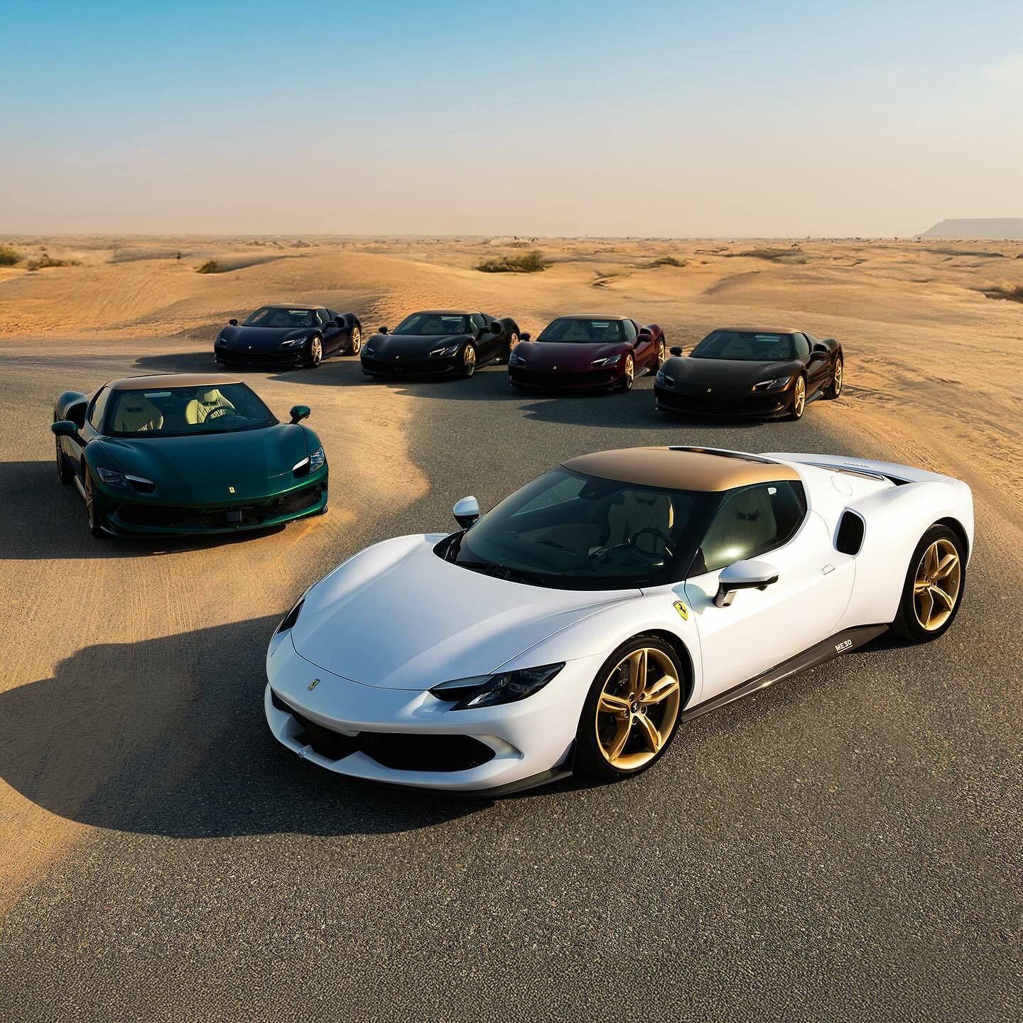 تقديم 6 سيارات فيراري جي تي بي 296 لدول الخليج الستة