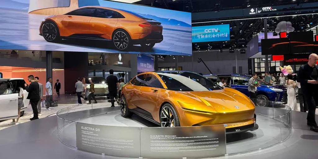 بويك إلكترا جي إس كونسبت بوحي حيوان أسطوري في معرض شنغهاي 2025