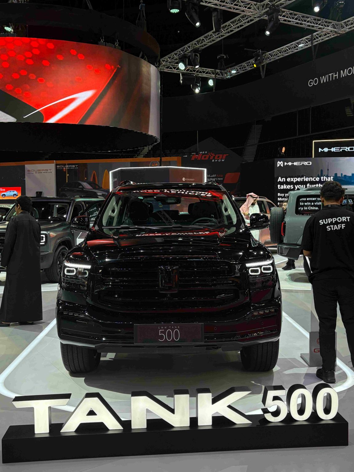 بلمسات سوداء مميزة : تانك 500 بلاك إيديشن في معرض الرياض للسيارات