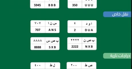 غداً .. ختام مزاد جديد علي لوحات السيارات الإلكترونية