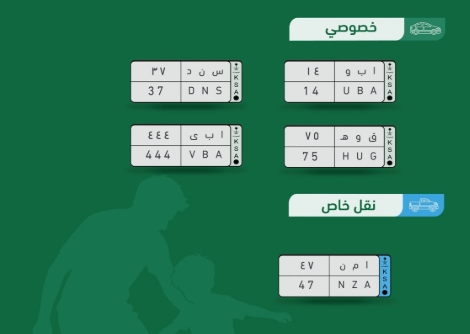 أبشر : مزاد لوحات سيارات جديد بمناسبة اليوم العالمي للأب