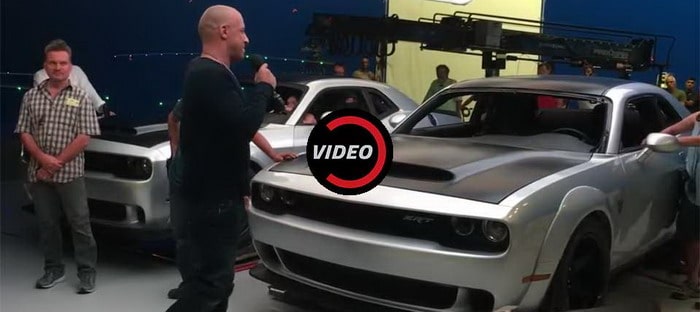 فيديو فان ديزل يسرب صور لدودج تشالنجر Srt Demon السيارات الموقع العربي الأول للسيارات