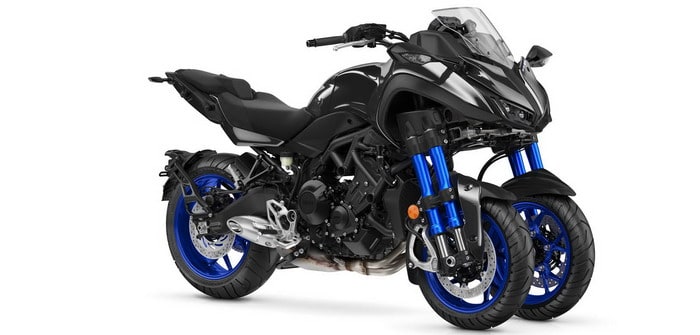 فيديو : ياماها Niken تضيف عجلة ثالثة أمامية لدراجتها النارية الجديدة