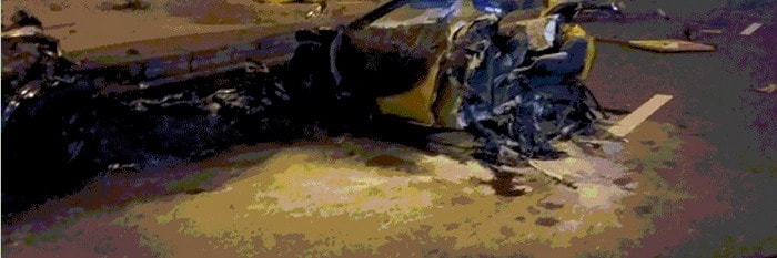 الخمر والسرعة العالية وراء حادث فيراري دبي المروع