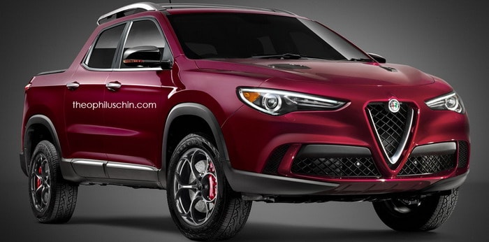 ألفاروميو ستلفيو تتحول لشاحنة بيك أب في صور تخيلية جديدة