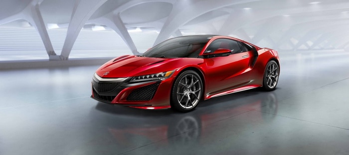 أكيورا NSX الجديدة بملامح فيراري تحصل علي ظهورها العالمي الأول من بوابة ديترويت 2015