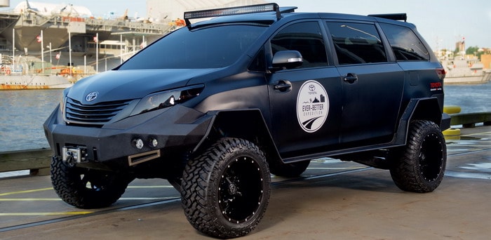 تويوتا UUV تتوقف للعرض في SEMA 2015 قبل مواصلة رحلتها لقطع 26.554كم