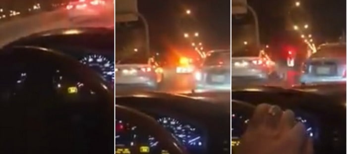 اطلاق نيران تحذيرية تجاه مفحط متهور في السعودية اتضح أنه سجين هارب