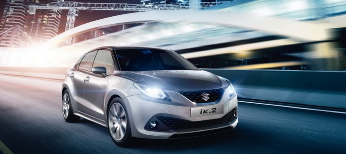 سوزوكي تستهدف بولو وفييستا وكورسا بالتجريبية iK-2 هاتشباك في جنيف 2015