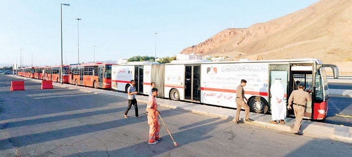 7 مواقف للنقل الترددي في المدينة تخدم 20.000 مواطن يومياً