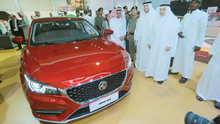 إم جي 6 تزين جناح الشركة الصينية في معرض السعودية للسيارات السيارات الموقع العربي الأول للسيارات
