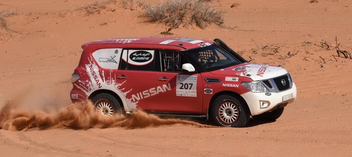 ​عيسي الدوسري يسعى للحفاظ على لقب رالي حائل بتعديل سيارته نيسان نافارا