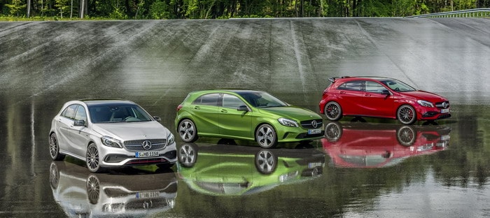 مرسيدس تعلن التفاصيل الكاملة لـ A-Class 2016 المحسنة بمزيد من القوة والتجهيزات