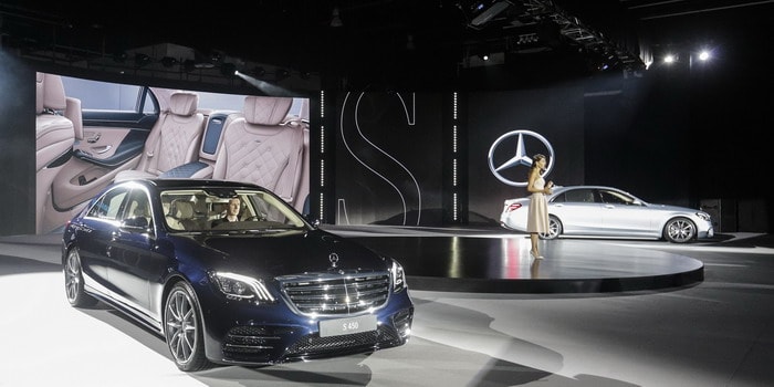 مرسيدس-بنز S-Class تتألق في حفل انطلاقها المحلي بأبوظبي
