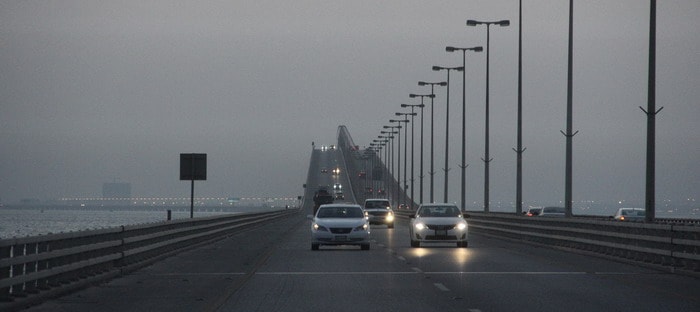 شائعات حول زيادة الرسوم علي جسر الملك فهد من 20 الي 25 ريال