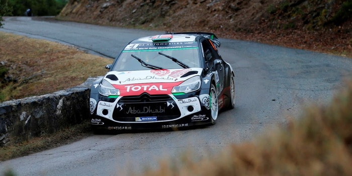 فريق سيتروين توتال أبوظبي العالمي رابعاً في أول أيام رالي كورسيكا