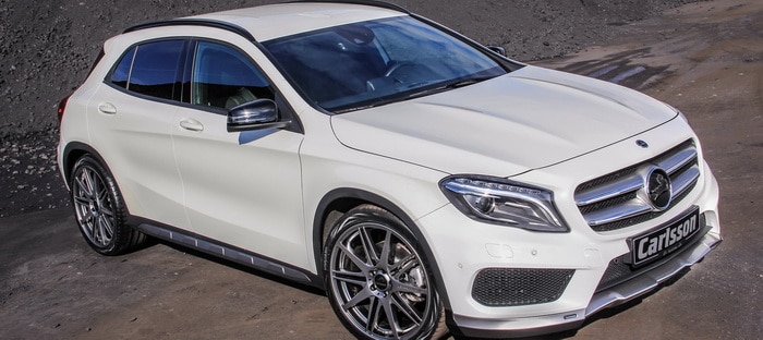 مرسيدس GLA تزداد حدة وشراسة بإضافات كارلسون في كل أجزائها