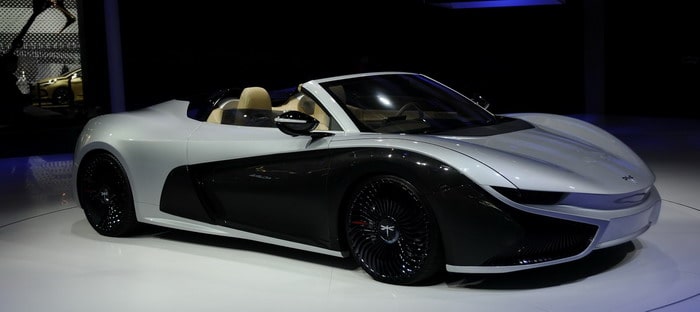 Qiantu K50 EV الفائقة تتخلي عن السقف في معرض بكين 2016