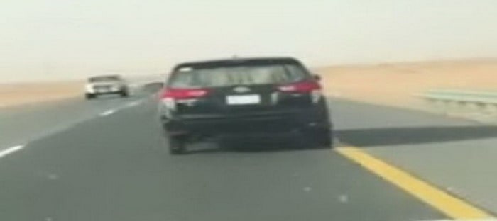 سيارة ساهر سعودية تنطلق بسرعة 160 كم في الرياض