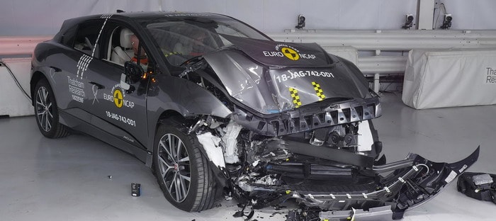 ​جاجوار I-Pace تحصل على خمسة نجوم في اختبارات الأمان الأوروبية