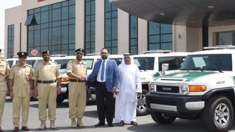 تويوتا اف جي كروزر . . أحدث سيارة في أسطول شرطة دبي