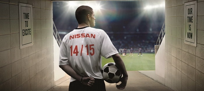 نيسان تستعرض 100 موديل كهربائي خلال نهائي اليوفنتوس وبرشلونة