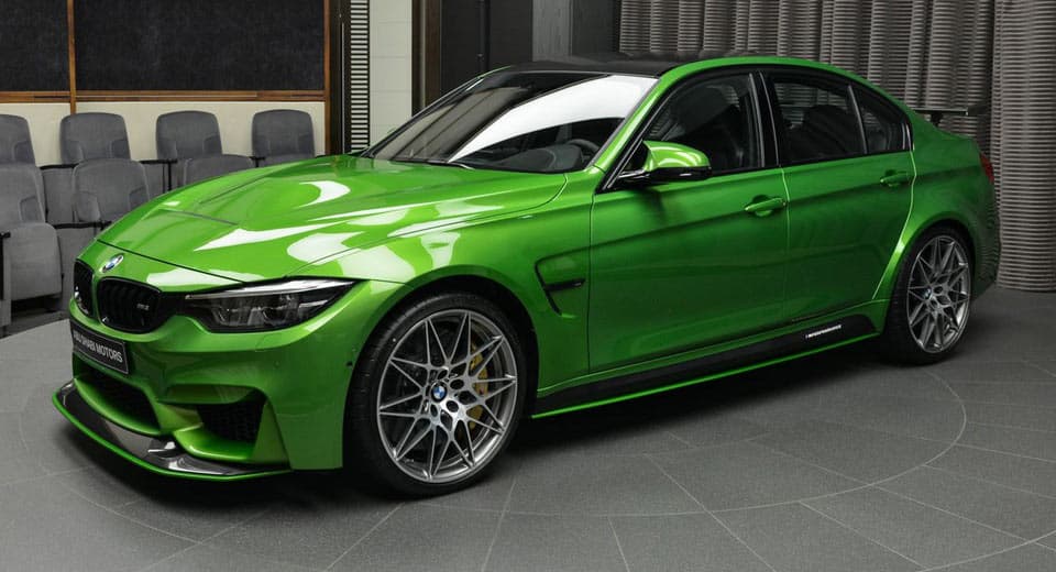 Bmw M3 تحمل لون أخضر مميز في أبوظبي السيارات الموقع العربي الأول للسيارات