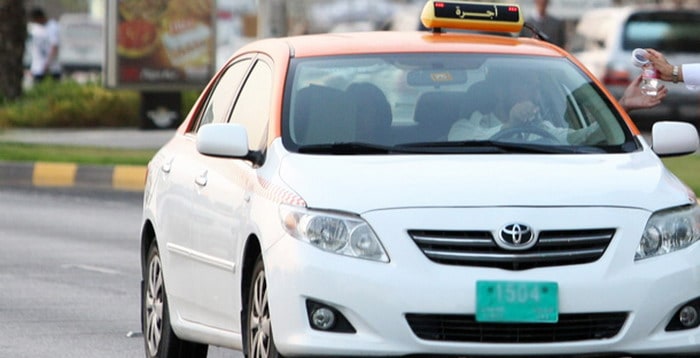 حساسات في سيارات أجرة الشارقة تمنع الركاب من نسيان أمتعتهم