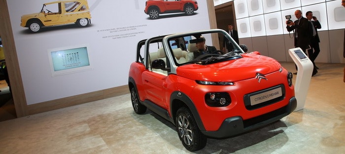 سيتروين تقدم  E-Mehari الكهربائية الغريبة في باريس 2016