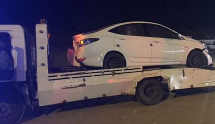 شاحنة أطعمة تفقد السيطرة وتقتحم كمين عسكري بالسعودية