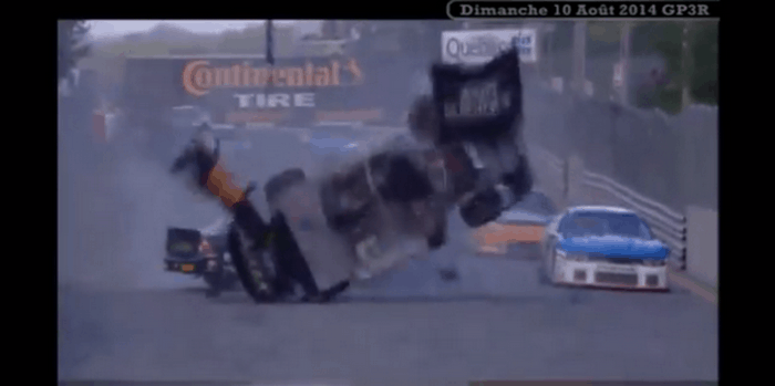 فيديو : حادث جنوني في ناسكار يمزق هيكل سيارة إرباً !!